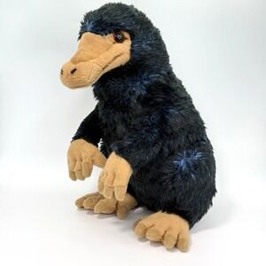 RARE Niffler Plush Fantastic Beasts Harry Potter Stuffed Animal Black 10" Toy